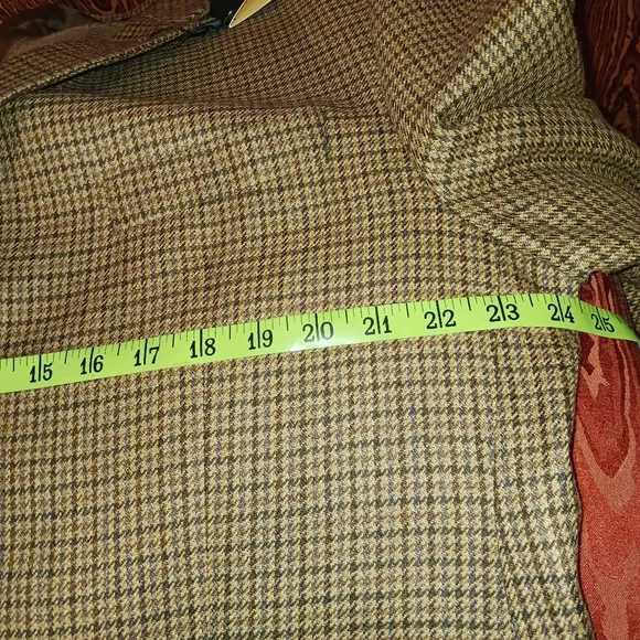 RALPH LAUREN GREEN LABEL 3 Button Long Sleeve Pure New Wool Blazer Men's Sz 44R - Picture 12 of 14